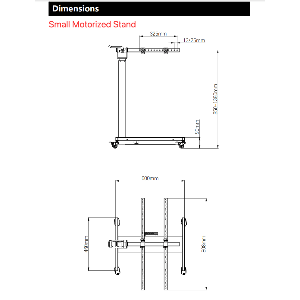 
                  
                    Small Motorized Stand red light therapy
                  
                